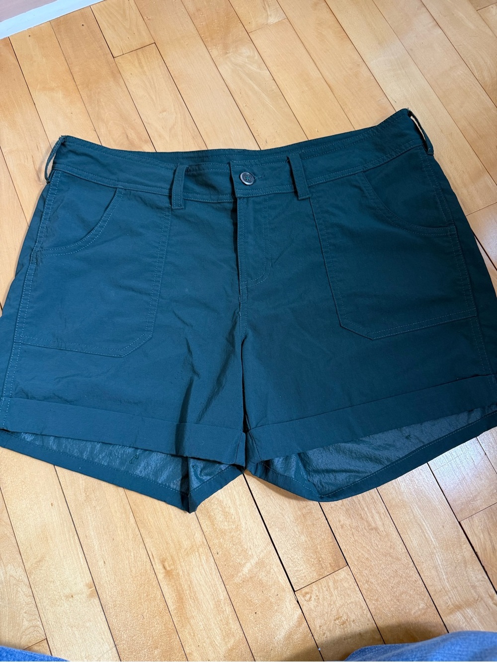 Women’s Forest Green Casual Shorts